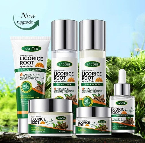 Sadoer - Licorice Root Whitening Skin Care Set